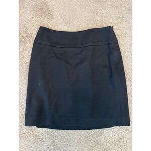 Ann Talyor Loft Petites Black Skirt SZ 00P